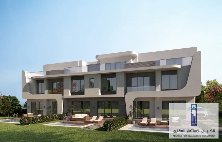 With 0 down payment, 10 years installments. . Own a 260m townhouse in Roudy New Zayed Compound 5