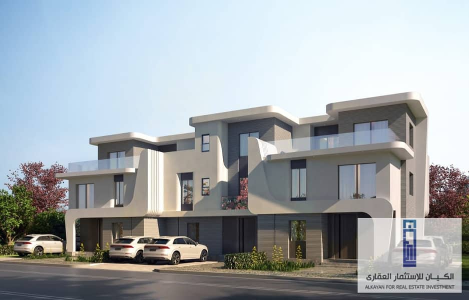 With 0 down payment, 10 years installments. . Own a 260m townhouse in Roudy New Zayed Compound 6