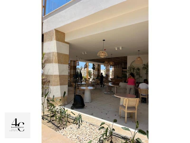 Chalet 75m for sale with sea view and lagoon at the lowest price in Seashore Hyde Park North Coast Ras El Hekma 1