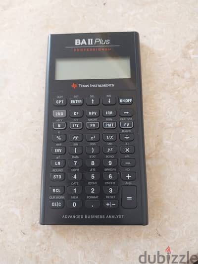 Texas Instrument BA-II Plus Pro Financial Calculator