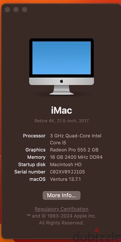 iMac 21.5inch 4K (2017) 3