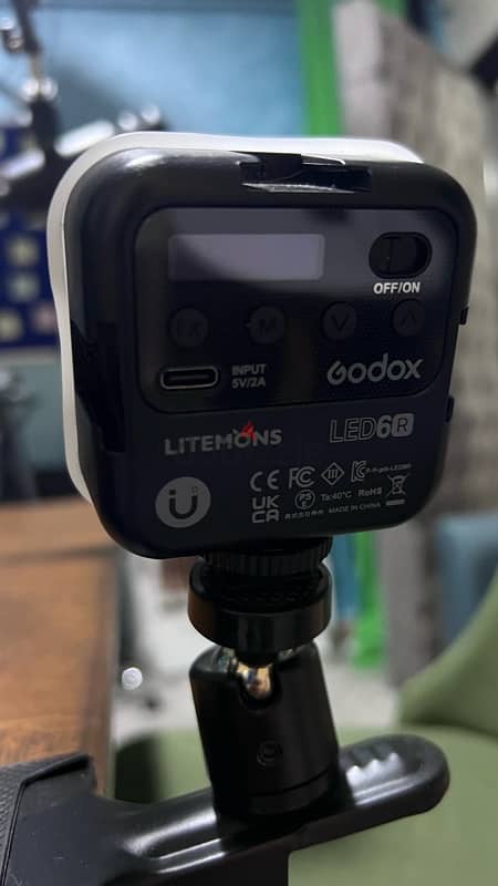 Godox litemons LED6R, video lighting, bi color 3200k-6500k, magnetic 4