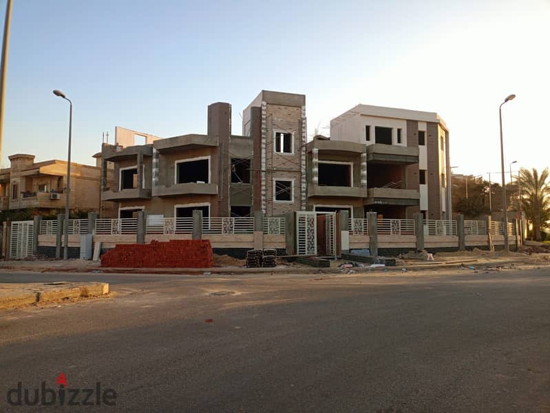 250 sqm apartment for sale in Sheikh Zayed City, corner villa next to Kababji Palace 3