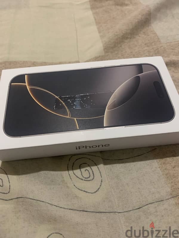 iPhone 16 pro 128 gb natural titanium sealed . 1