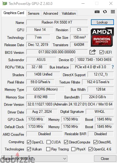 Radeon RX 5500 XT 2