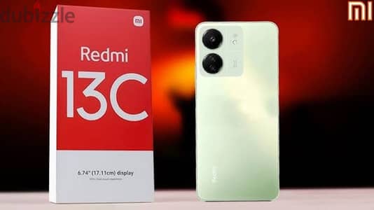 شاومي 13c ٢٥٦جيجا رام٨ بمشتملاته كلها redmi 13c 256/8