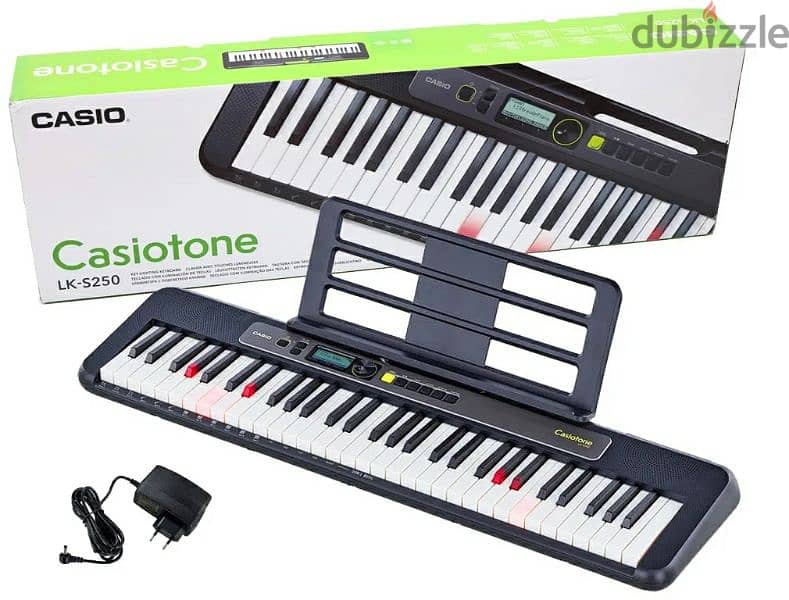 Piano Keyboard Casio LK-S250 Casiotone بيانو أورج كاسيو كاسيوتون 0