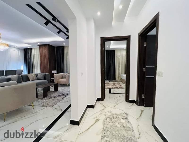 Studio for sale with 20% down payment, immediate receipt, finished with air conditioners and kitchen unit L'Accital Compound in the Administrative Cap 6