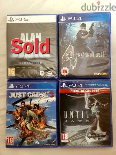 Playstation games used & new