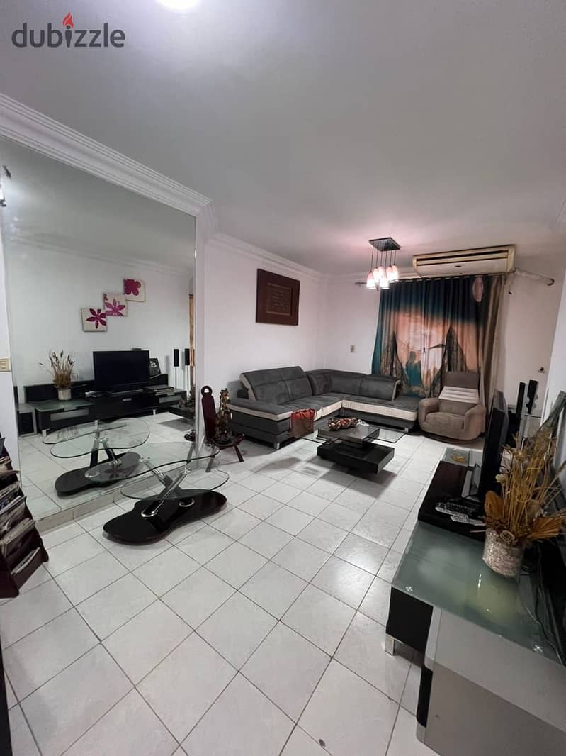 Apartment for rent furnished apartment 108m with private garden 65m Rehab City 6