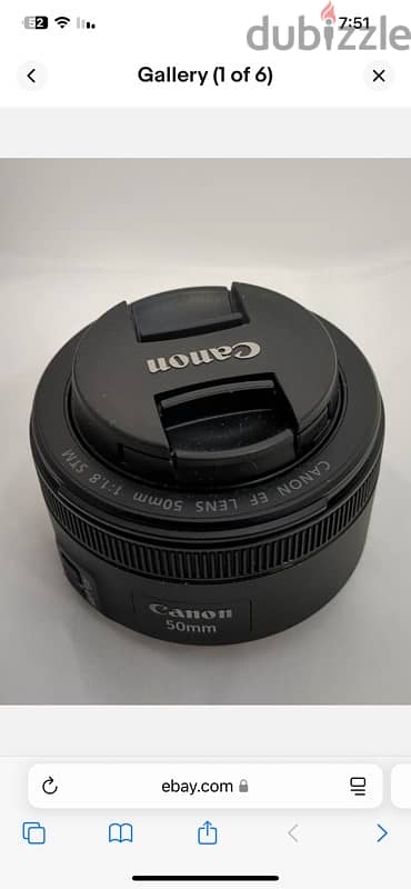 ‏Canon EF 50mm f/1.8 STM Lens 2