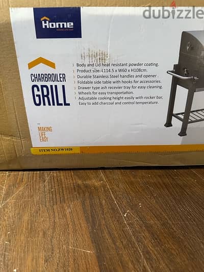 شواية فحم خارجية متعددة الوظائف - Charcoal grill