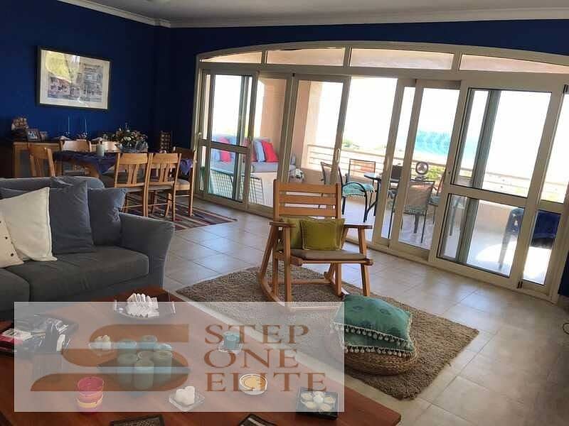 Twin house directly on the sea with a lagoon view for sale in the largest beach in Ain Sokhna 3