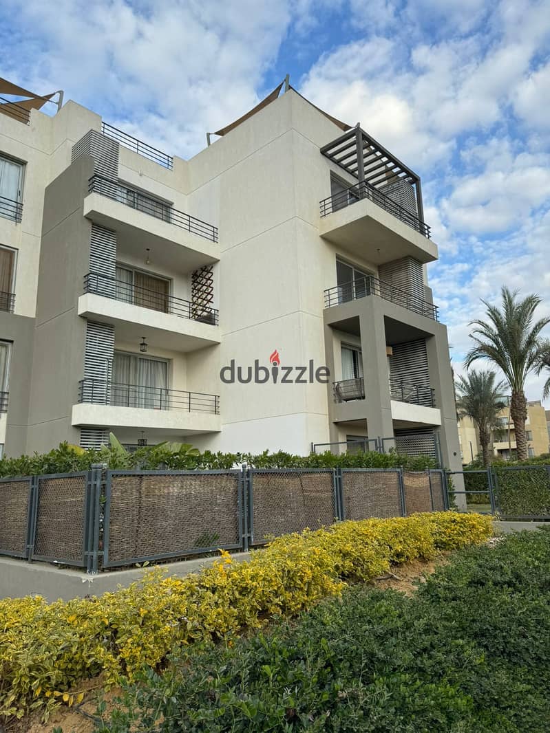 "Furnished apartment in Palm Hills compound, Palm Parks in the Eastern Expansions. " 2