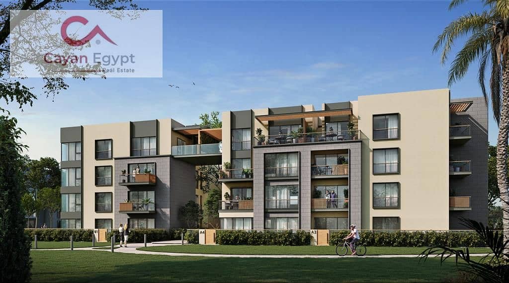 APARTMENT FOR SALE IN GARDEN LAKES, 6 OCTOBER COMPOUNDS 5% DP in Hyde Park Next to Palm Hills 6