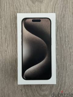 iPhone 15 Pro 128 GB Natural Titanium (Brand New, Sealed) 0