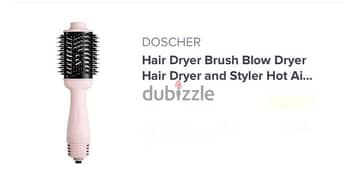 Hair straightener brush_Doscher 0