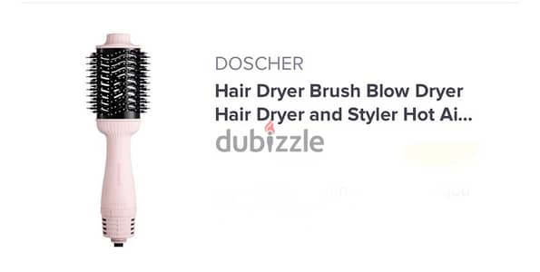 Hair straightener brush_Doscher