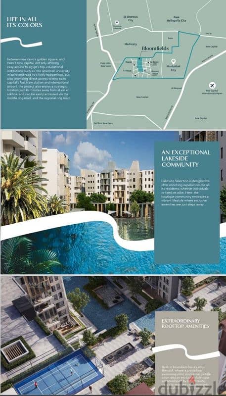 شقة للبيع بكمبوند تطوير مصر بلوم فيلد المستقبل سيتى LakeSide View 5