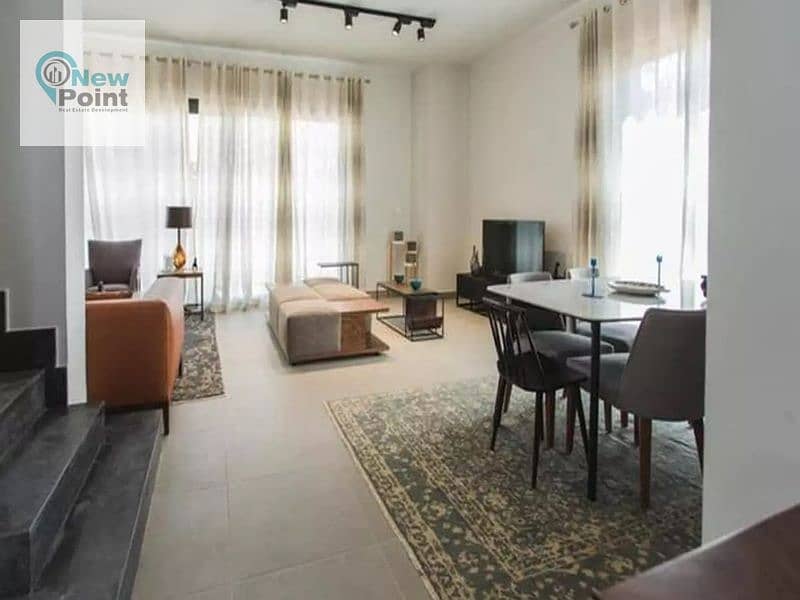 Receive immediately a fully finished 135m apartment ready for occupancy in Al Burouj Compound in Shorouk City 1