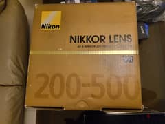 Nikon AF-S NIKKOR 200-500mm f/5.6E ED VR Lens 0