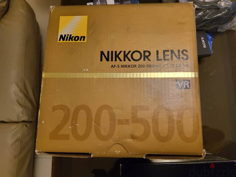 Nikon AF-S NIKKOR 200-500mm f/5.6E ED VR Lens 0