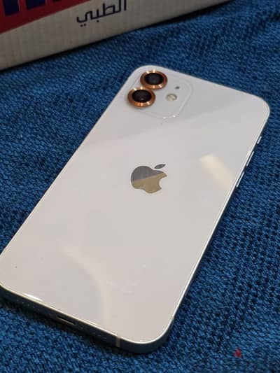 iPhone 12  128g  فبريكه ولا خدش يدعم شريحتين