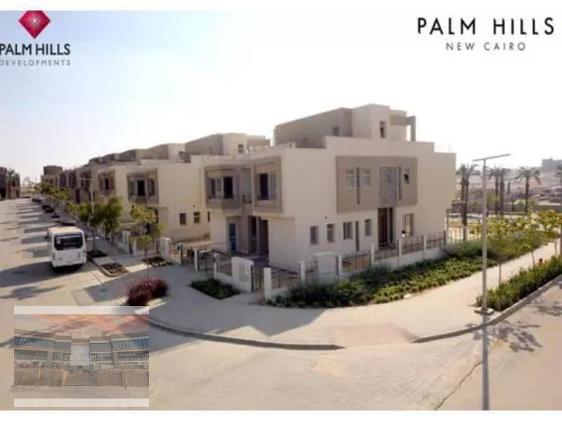 Town corner with dp in Palm Hills New Cairo 2