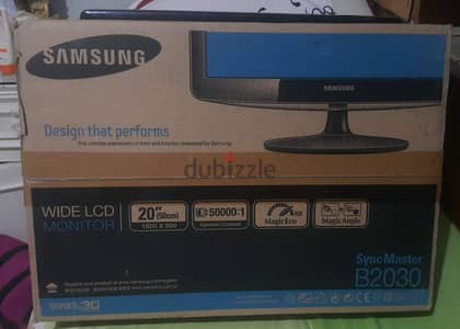 شاشة سامسونج 20" ( Samsung B2030n ) و تجميعة خفيفة