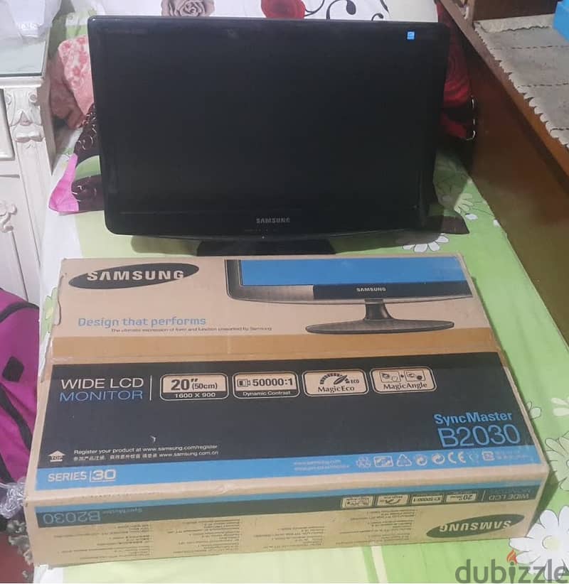 شاشة سامسونج 20" ( Samsung B2030n ) و تجميعة خفيفة 1