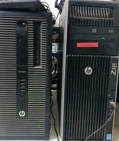 HP Desktop i5 & HP workstation Z620 0