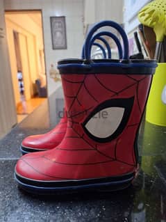 spiderman rain boots 0