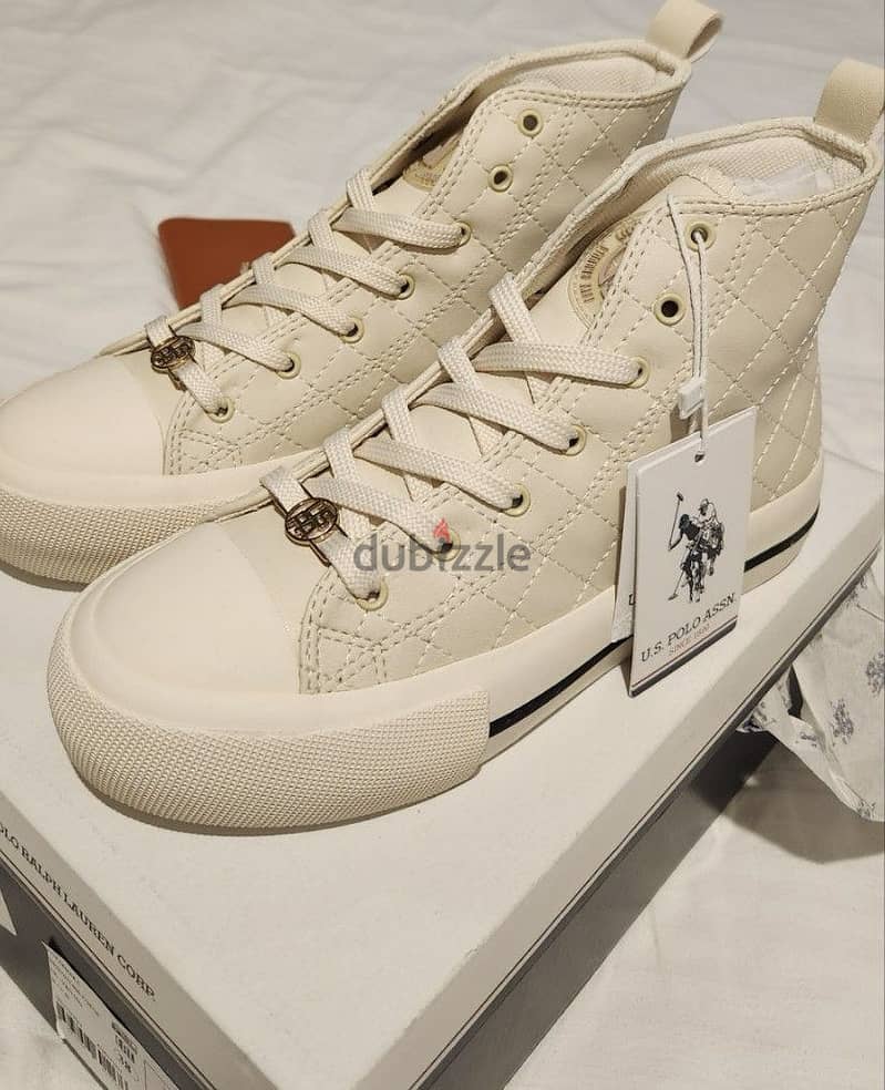 US POLO beige Sneakers 1