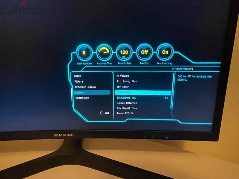 samsung gaming monitor 6