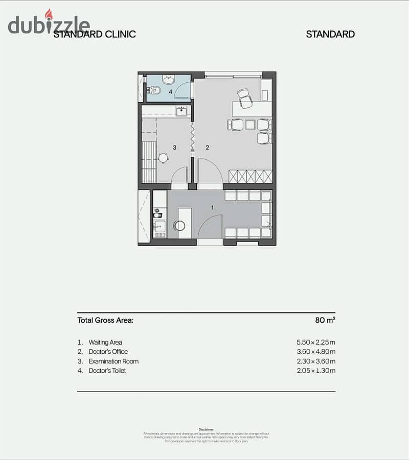 For rent Medical building Landscape view fully equipped 3