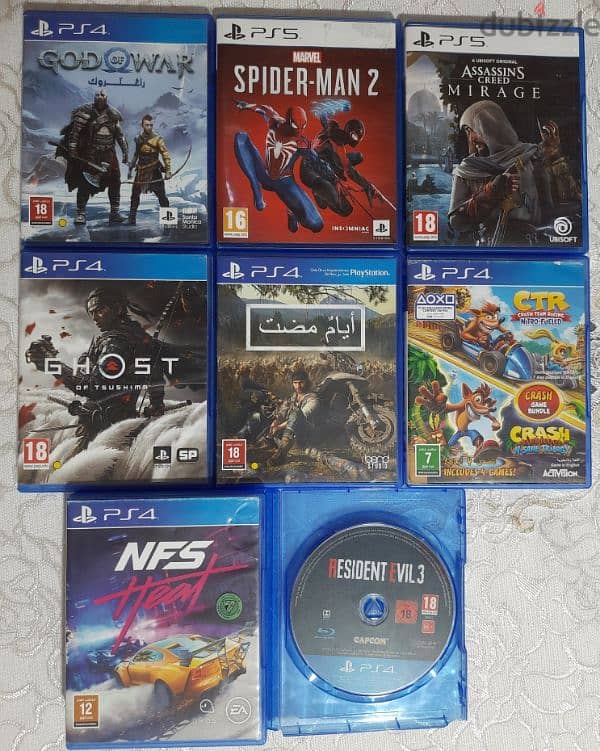 Ps5&ps4 cDs 0