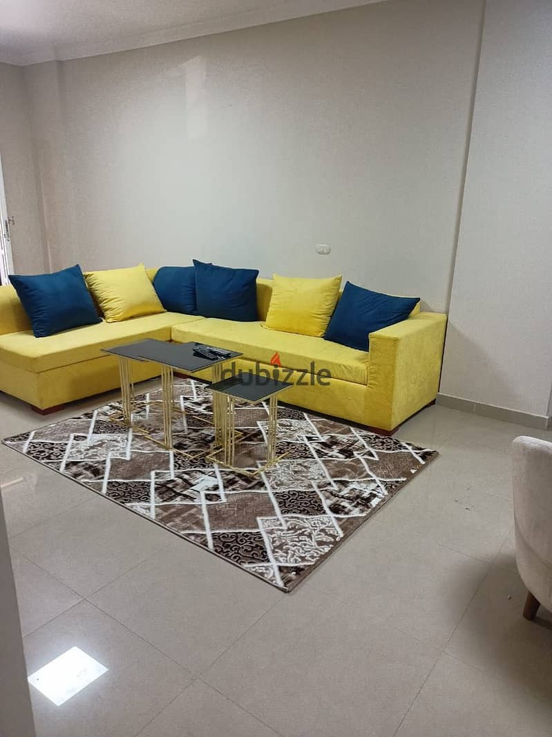 Furnished apartment for rent in Al Narges Buildings, Fifth Settlement 5