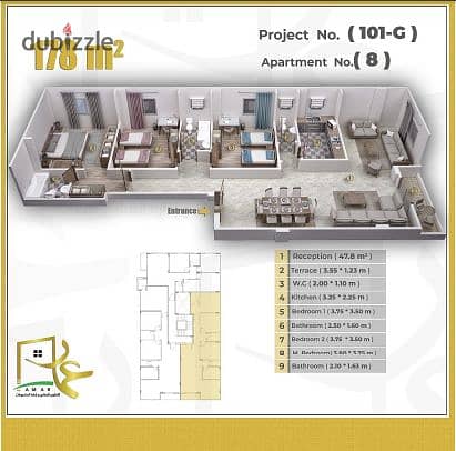 #With a special location in [#NewCairo] in the [#Beit_Al-Watan] area #In the Fifth District, directly on the northern Bin Zayed axis  # The site was c 2