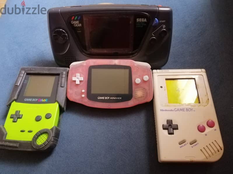 اجهزة جيم بوى كلر وادڤانس  Game gear sega &Game boy DMG&color&advance 5