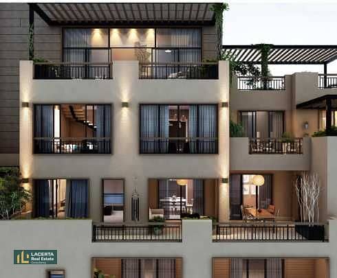 Fully finished duplex for sale in front of Mall of Egypt, heart of 6th of October, in O West by Orascom, longest payment period 1