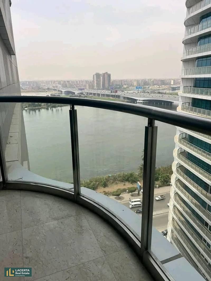 Nile View Apartment fully finished and furnished with Samsung appliances 110 M Ready to Move in (Reve Du Nil - Novara) 4