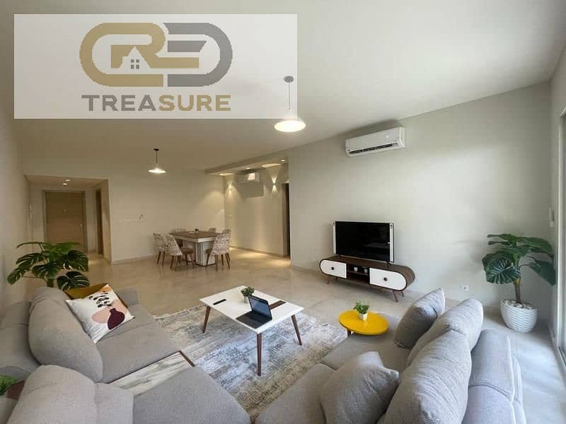 Fully furnished Apartment with garden for rent in Mivida -Avenuse. 1