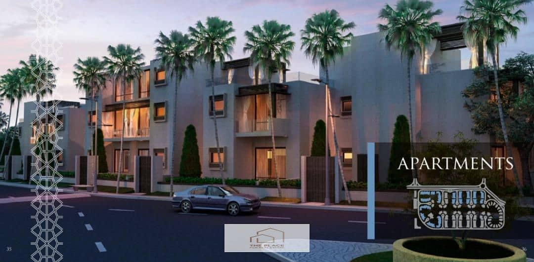 Apartment 220 m ground floor with garden in Joya Compound, immediate delivery 12