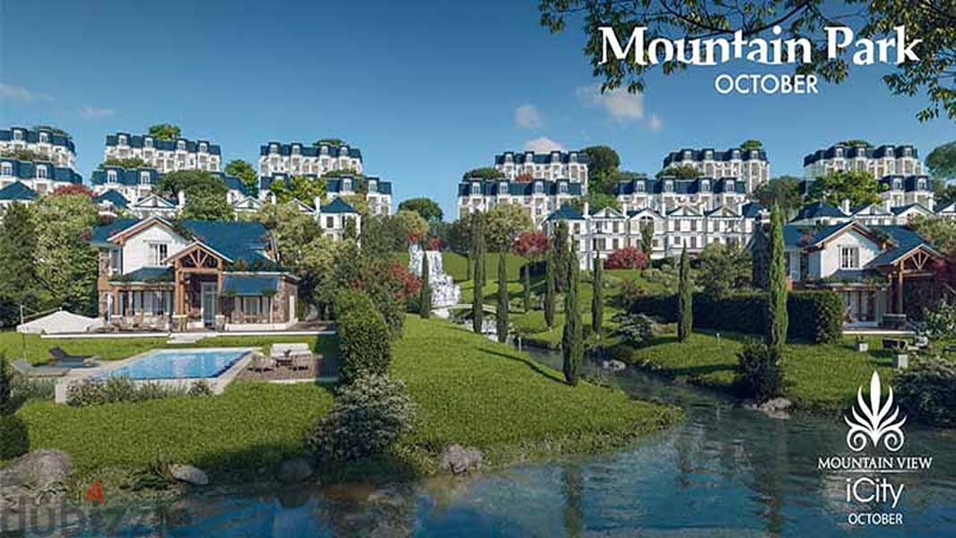 للبيع شقه 3BDR في Mountain View اي سيتي اكتوبر دايركت فيو على النادي 7