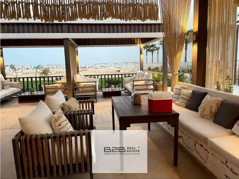 Chalet ground with garden Fully finished Sea View Azha North Coast 9