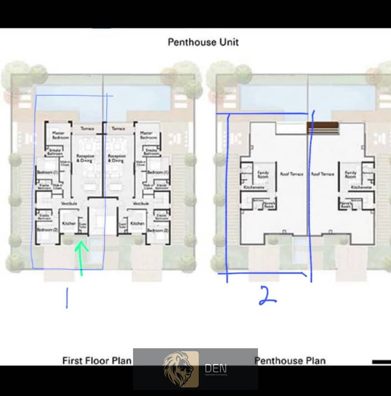 Penthouse for sale with ready to move in a prime location at Palm Hills New Cairo. 11