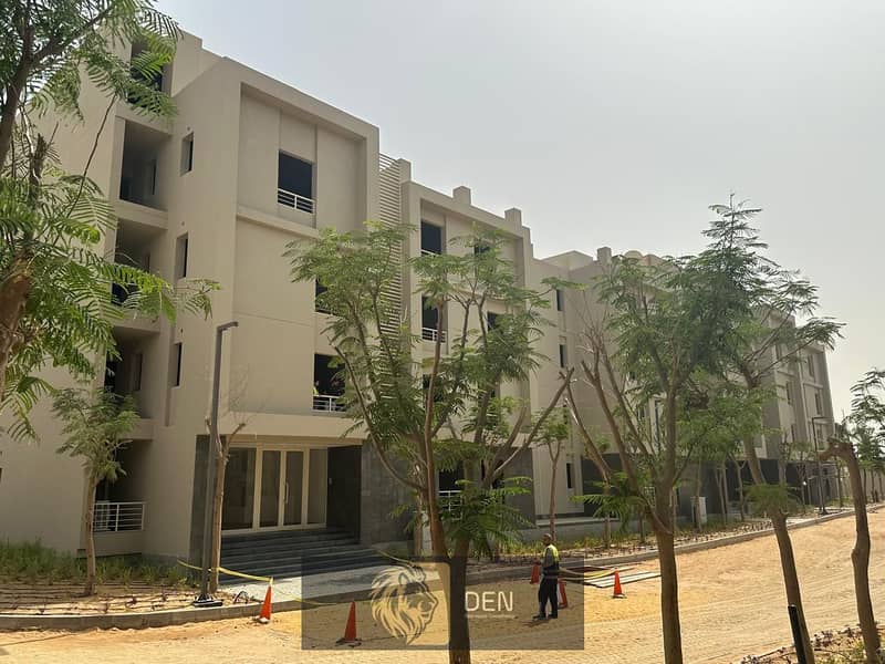 For Sale Apartment with Delivery Next Year in a Fully Serviced Compound at Water Way, New Cairo 1