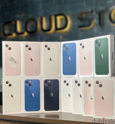 IPHONE 13.128 جديد متبرشم ضمان سنة من الوكيل ( محلي ) اقل سعر