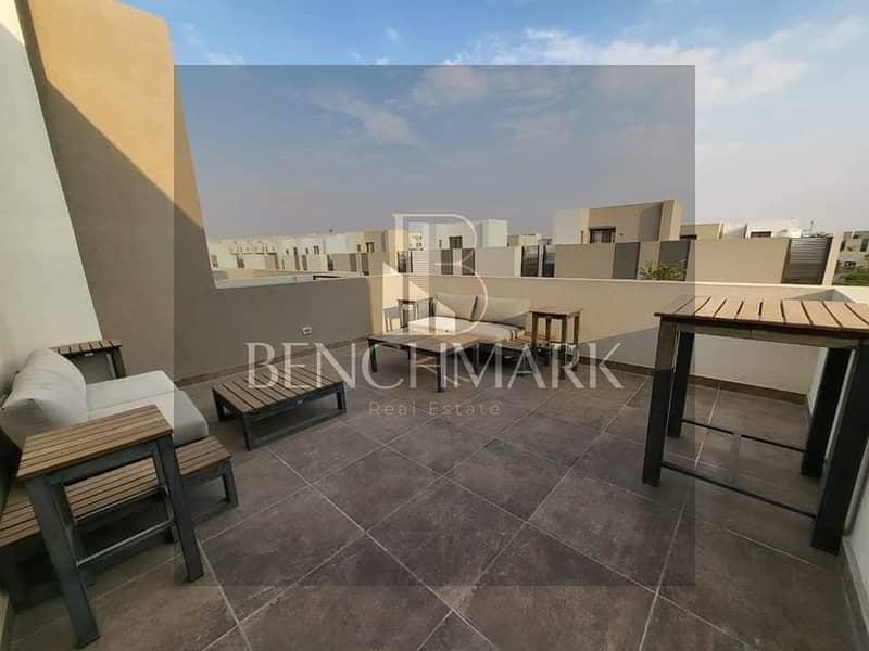 Duplex Apartment 217m with Roof 74m for sale in Sarai Compound, Mostaqbal City, New Cairo, MNHD, esse residence phase, with 42% cash discount 12