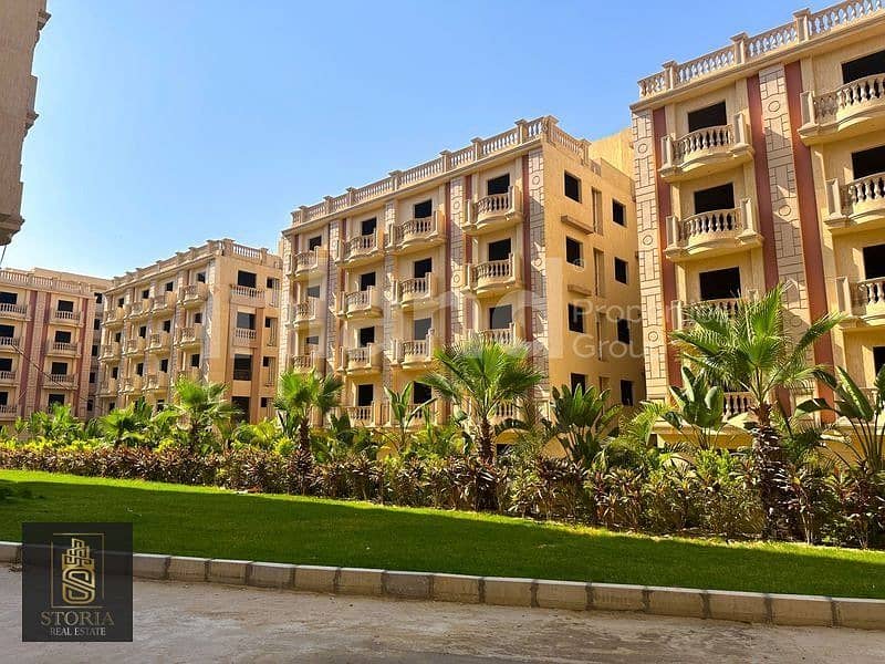 The best price in new Cairo, 185m apartment next to Al Rehab and behind Waterway Mall in a compound ready to move in installment 3